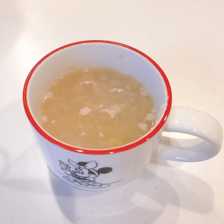 スープメーカーで簡単！白菜とたまねぎのスープ♪